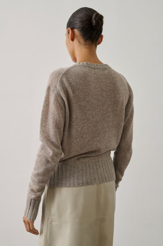 Pull Dona - Gris - Laine mérinos - Femme