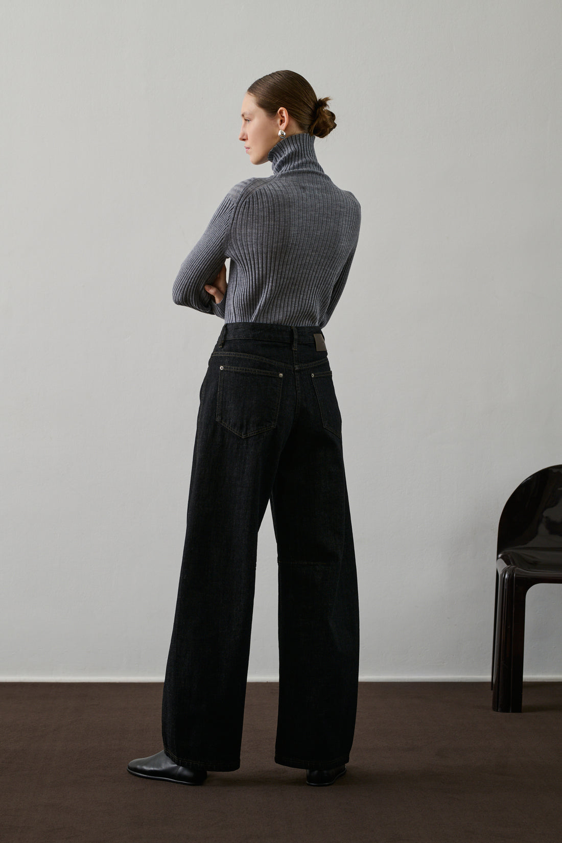 Polo Filao - Gris Chiné - Laine - Femme