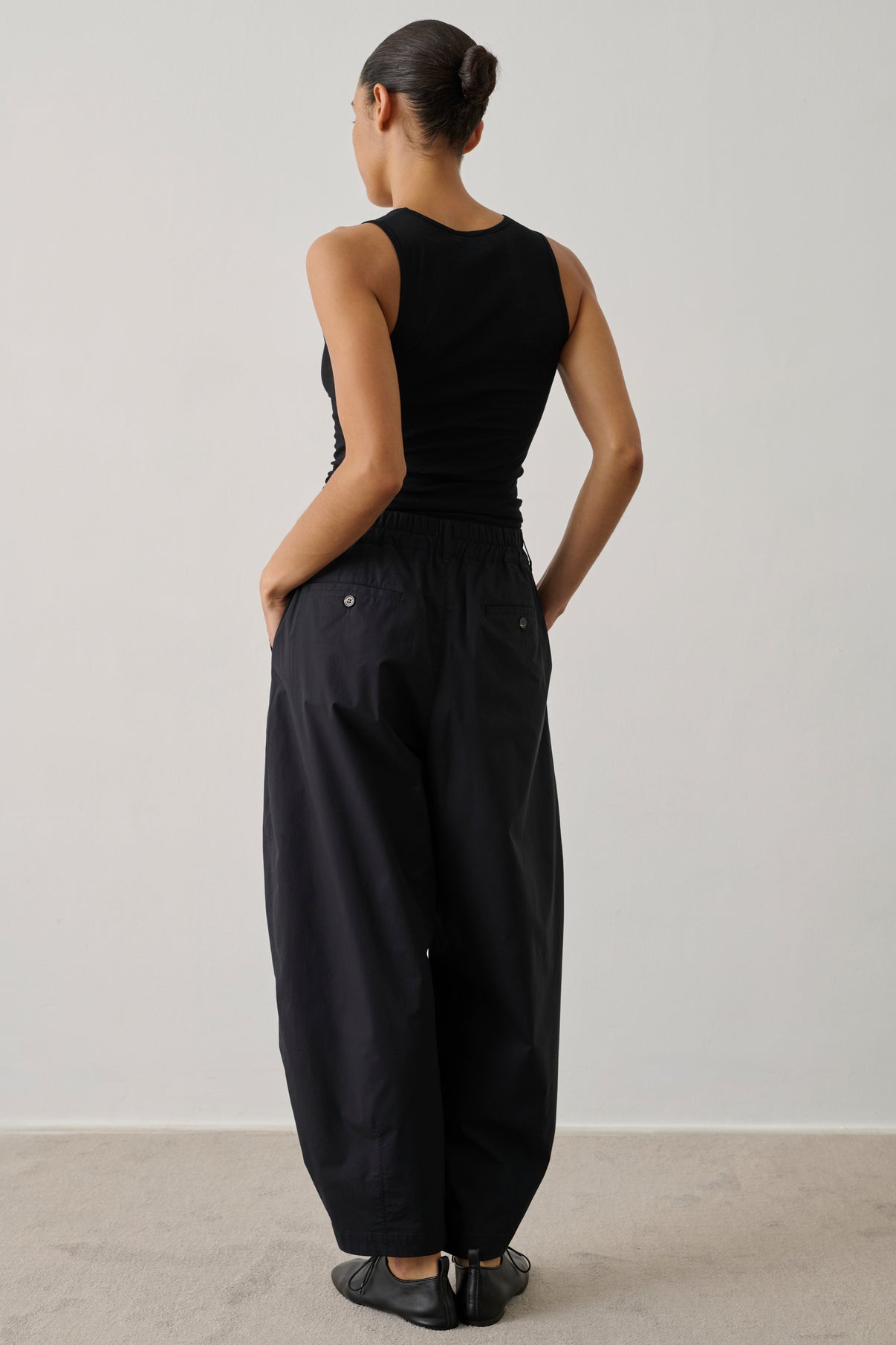 Débardeur Isis - Noir - Coton - Femme vue 2