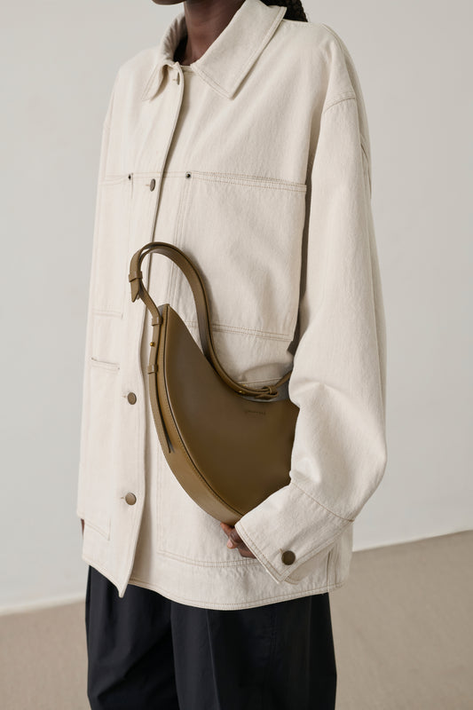 Pochette Doces - Kaki/Noir - Coton - Femme