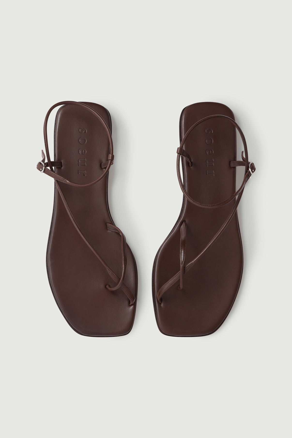 Sandales Rosalie - Marron - Cuir - Femme vue 4