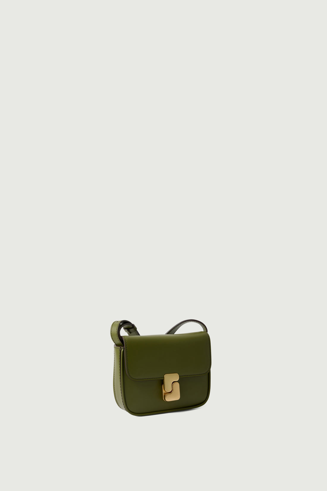 Sac Bell Very Mini - Vert Olive - Cuir - Femme